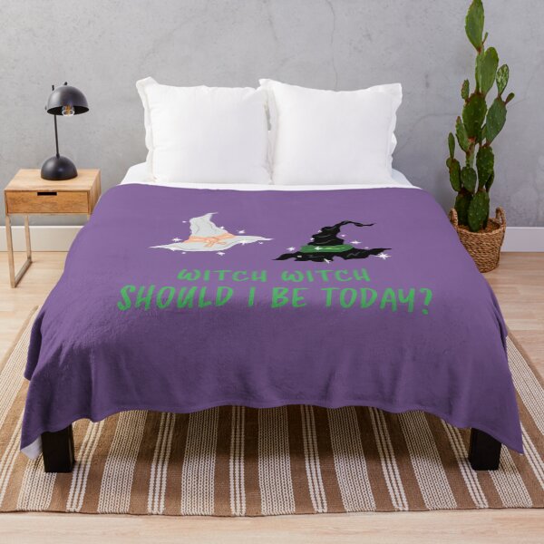 Item preview, Witch Witch Should I Be Today - Gravity Green and Purple Magic designed and sold by Daniel Bevis Design.