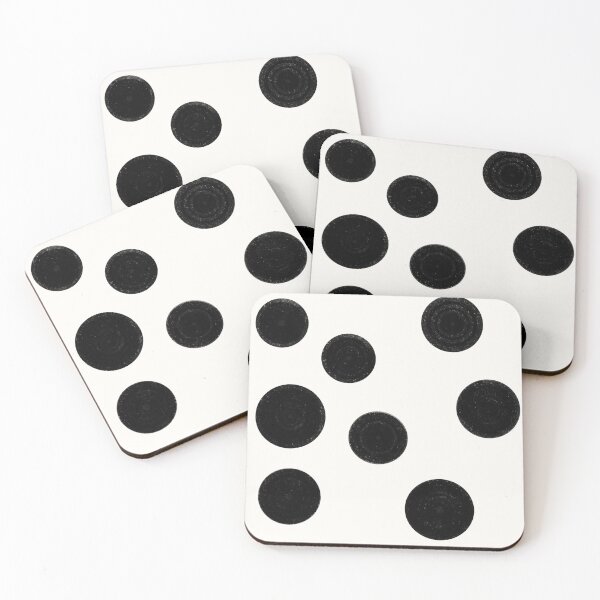 Item preview, Textured Black Polka Dots  designed and sold by JaygiesDesign.