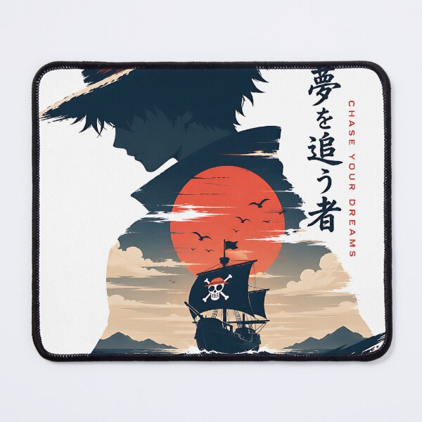 Item preview, Luffy Chase Your Dreams Straw Hat Silhouette designed and sold by Jaideep Walia.