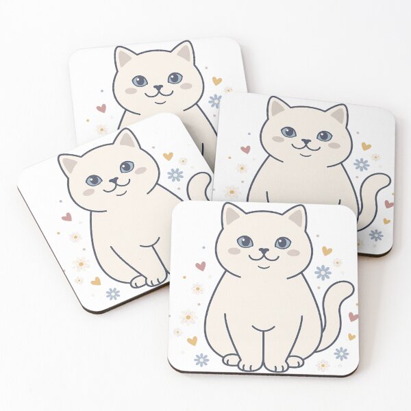 Item preview, White Cat Mom — Cute White Cat Lover Illustration Gift designed and sold by JuanmaLW.