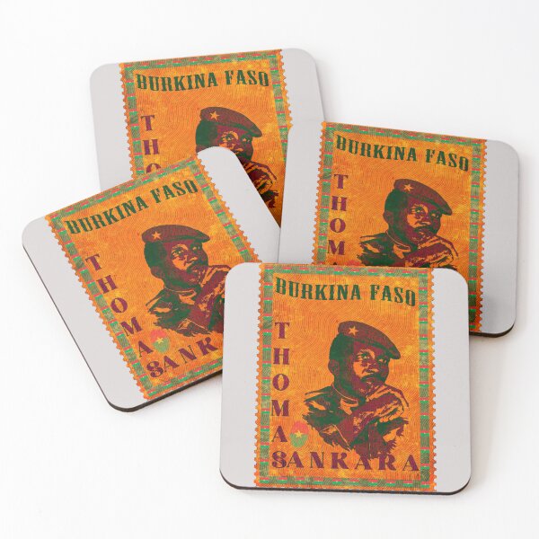 Item preview, Vintage postage stamp of Thomas Sankara | Burkina Faso Pan-African Revolutionary retro stamp designed and sold by Youngkev-arts.