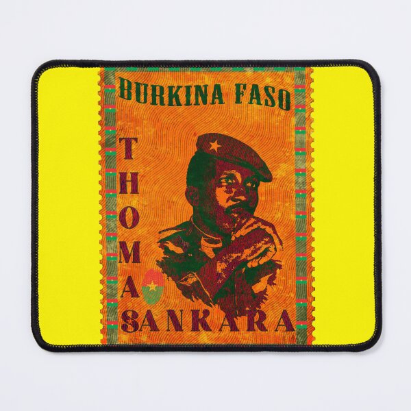 Item preview, Vintage postage stamp of Thomas Sankara | Burkina Faso Pan-African Revolutionary retro stamp designed and sold by Youngkev-arts.