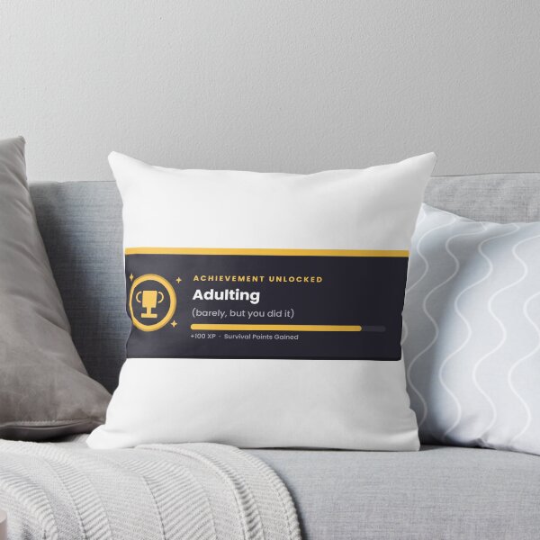Item preview, Achievement Unlocked Adulting Gamer Sticker designed and sold by QuirkyCartel.