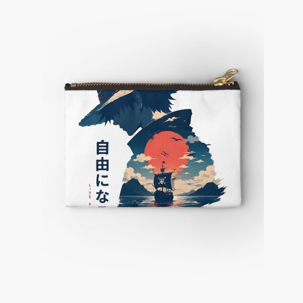 Item preview, Luffy Live Free Straw Hat Sunset Silhouette  designed and sold by Jaideep Walia.