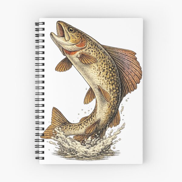 Item preview, Cutthroat Trout Canyon Leap designed and sold by KrungiT Design .
