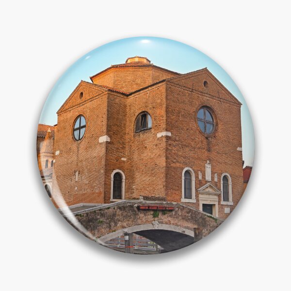 Item preview, Church of Saint James and old stone bridge in Chioggia, Venice, Italy designed and sold by goceris.