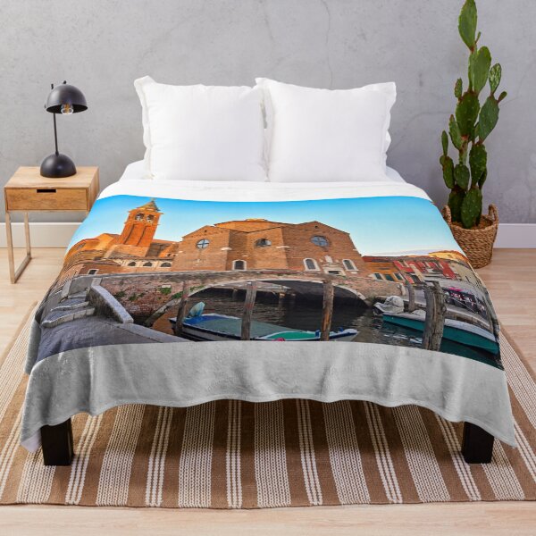 Item preview, Church of Saint James and old stone bridge in Chioggia, Venice, Italy designed and sold by goceris.