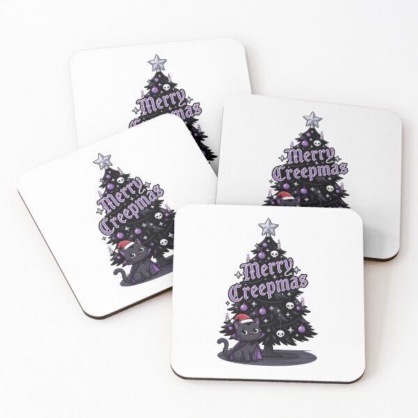 Item preview, Merry Creepmas Spooky Goth Christmas designed and sold by DesignsCreative.