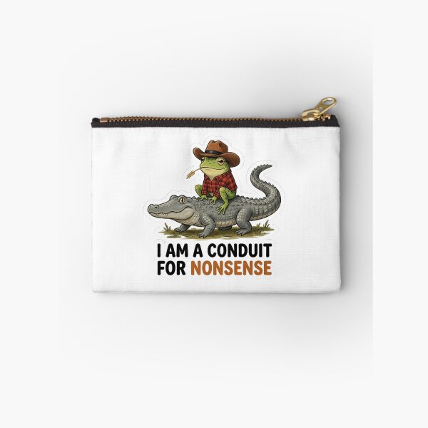 Item preview, I Am A Conduit For Nonsense Cowboy Frog designed and sold by raedattia.