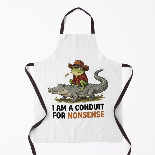 Item preview, I Am A Conduit For Nonsense Cowboy Frog designed and sold by raedattia.
