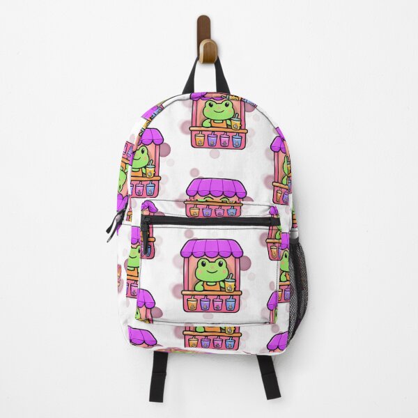 Item preview, Cute Frog Bubble Tea Cartoon designed and sold by iamKRUK.