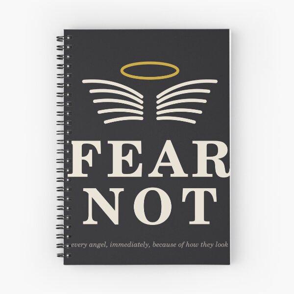 Item preview, Fear Not, Funny Biblical Angel Wings Halo Design designed and sold by River1Shop.