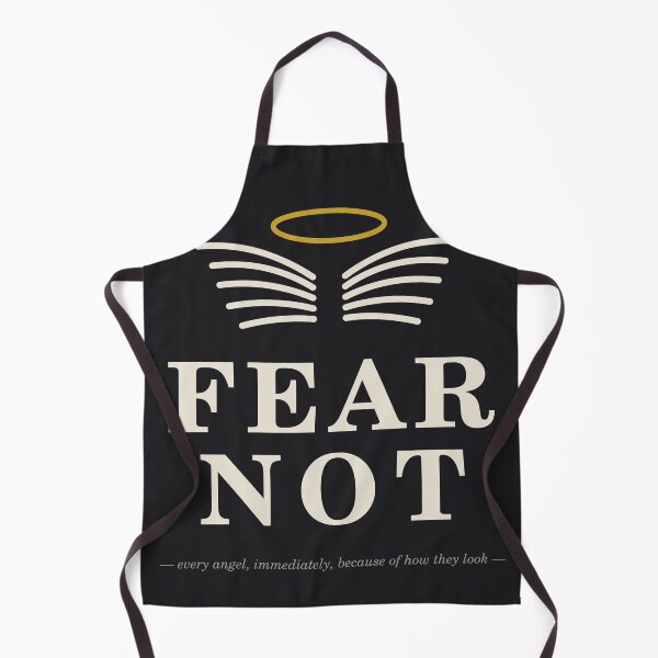 Item preview, Fear Not, Funny Biblical Angel Wings Halo Design designed and sold by River1Shop.