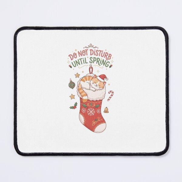 Item preview, Do Not Disturb Until Spring Sleeping Cat designed and sold by DesignsCreative.