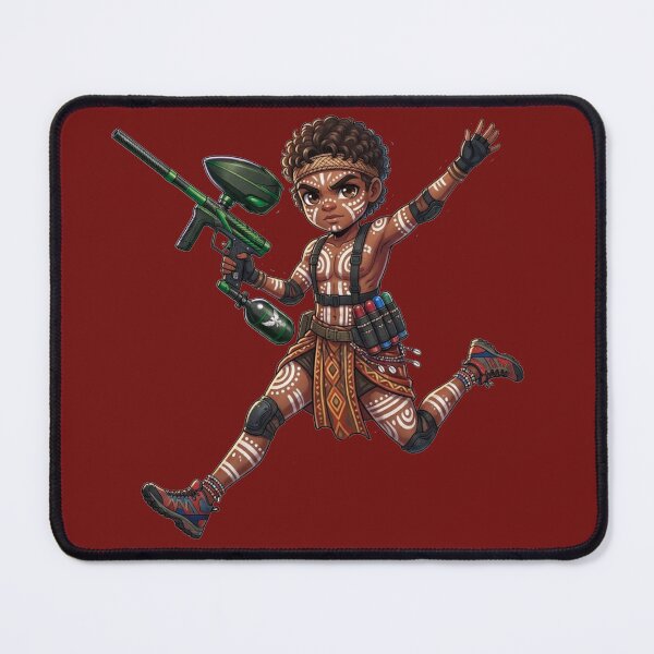 Item preview, Indigenous Australian Aboriginal Paintball Player designed and sold by PaintballCrew.