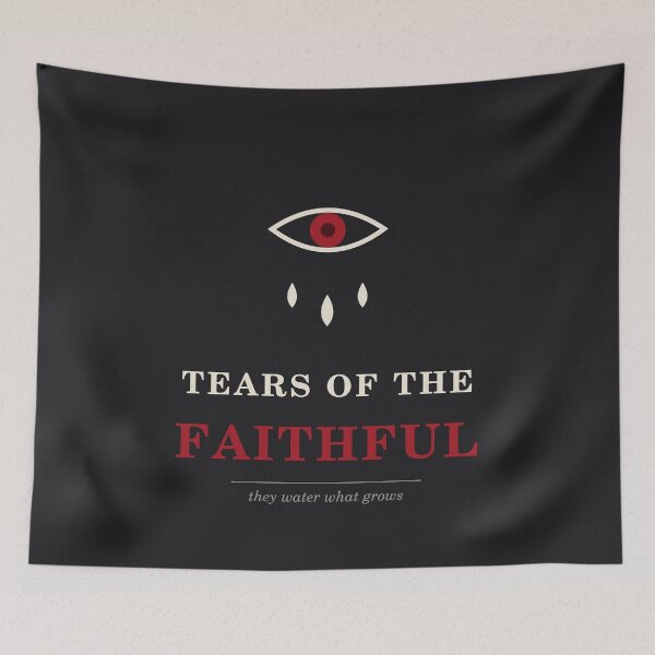 Item preview, Tears of the Faithful, Dark Gothic Crying Eye Design designed and sold by River1Shop.