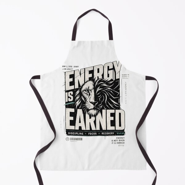 Item preview, Energy Is Earned Tactical Lion Design designed and sold by Presshue.