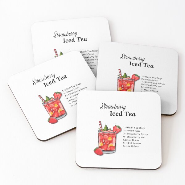 Item preview, Refreshing Strawberry Iced Tea designed and sold by Hello-Cuties.