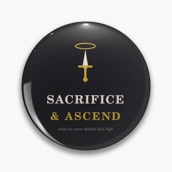 Item preview, Sacrifice and Ascend, Gothic Dagger Halo Dark Design designed and sold by River1Shop.