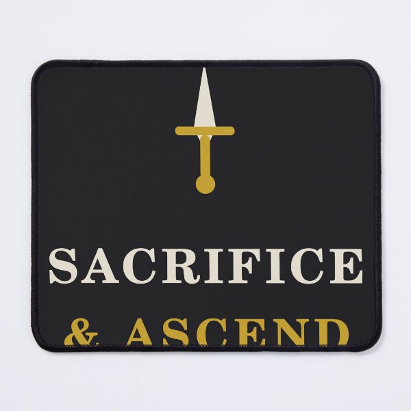 Item preview, Sacrifice and Ascend, Gothic Dagger Halo Dark Design designed and sold by River1Shop.
