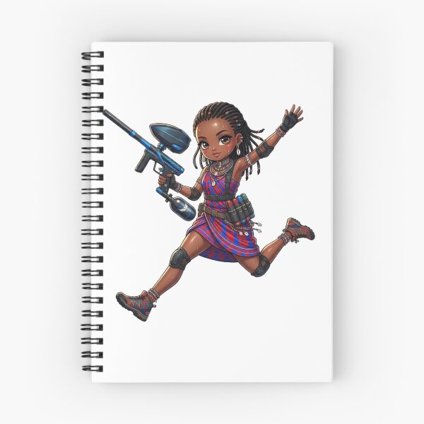 Item preview, Indigenous African Masai Paintball Player designed and sold by PaintballCrew.