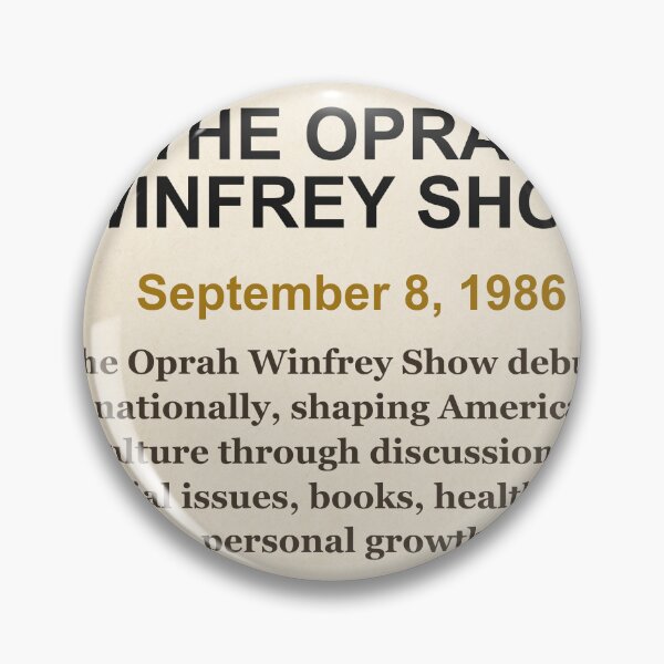 Item preview, America 250 | The Oprah Winfrey Show | 1986 designed and sold by ariksworld.