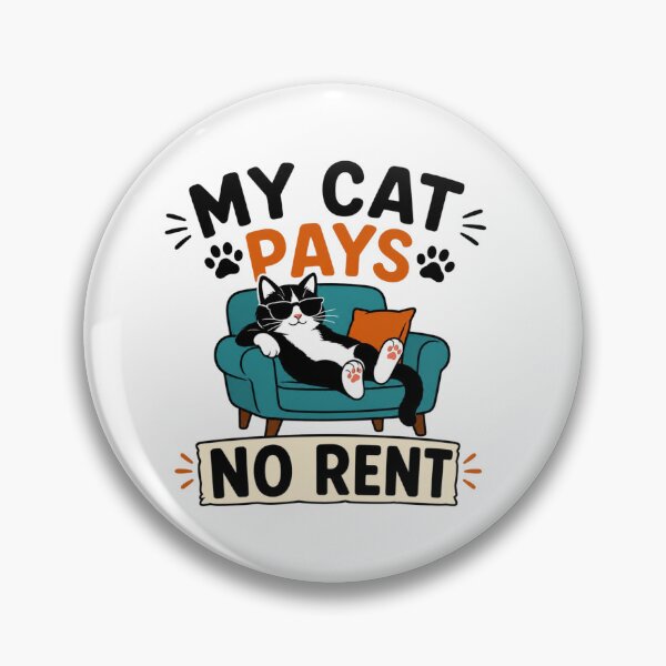Item preview, My Cat Pays No Rent designed and sold by Myra365Art.