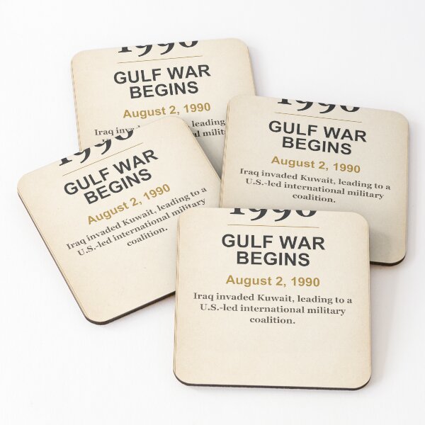 Item preview, America 250 | Gulf War Begins | 1990 designed and sold by ariksworld.