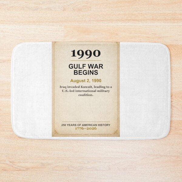 Item preview, America 250 | Gulf War Begins | 1990 designed and sold by ariksworld.