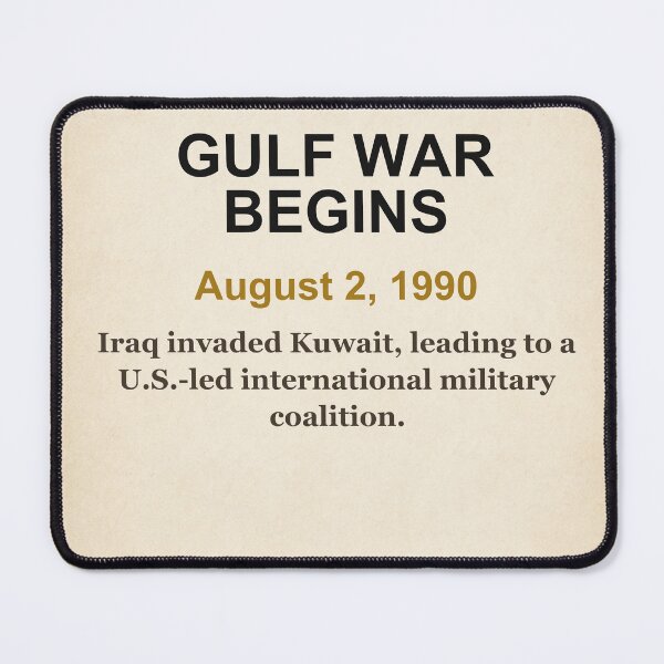 Item preview, America 250 | Gulf War Begins | 1990 designed and sold by ariksworld.