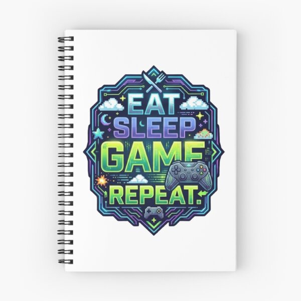 Item preview, Eat Sleep Game  Repeat. | Gamer Typography Controller Gaming T-Shirt designed and sold by Faisal  Shah.