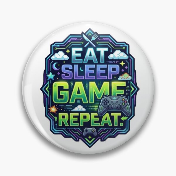 Item preview, Eat Sleep Game  Repeat. | Gamer Typography Controller Gaming T-Shirt designed and sold by Faisal  Shah.