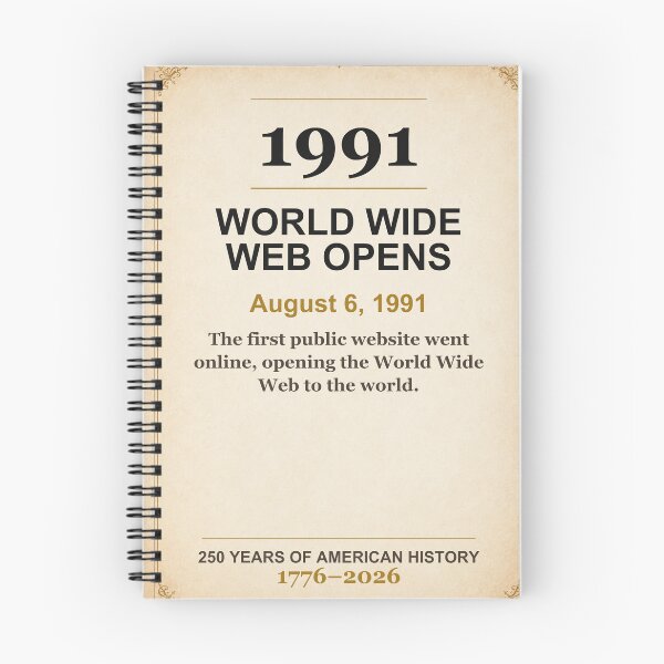 Item preview, America 250 | World Wide Web Opens | 1991 designed and sold by ariksworld.