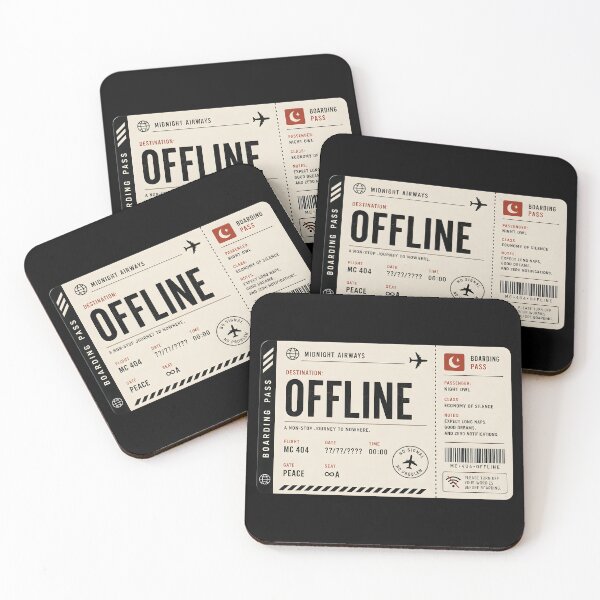 Item preview, Offline Boarding Pass designed and sold by MidnightCache.