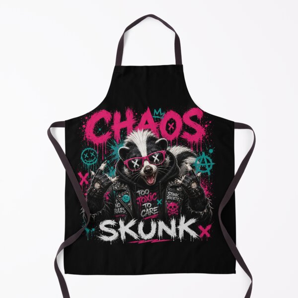 Item preview, Chaos Skunk – Punk Rock Street Art designed and sold by Dogandesighn.