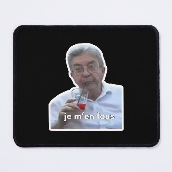 Item preview, I don't care. Not even Mélenchon. designed and sold by Crealice.