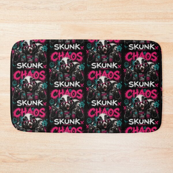 Item preview, Chaos Skunk – Punk Rock Street Art designed and sold by Dogandesighn.