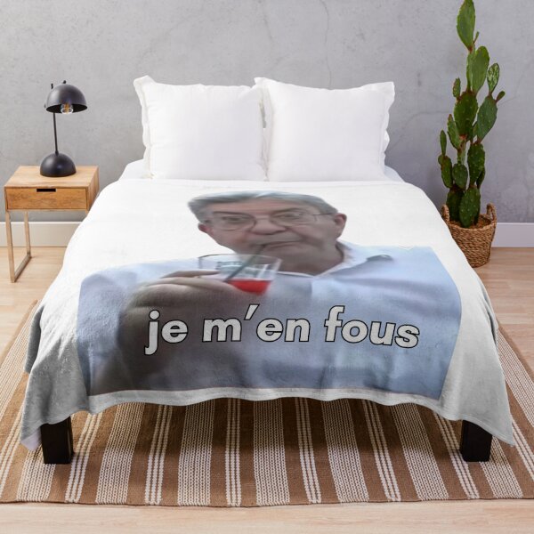 Item preview, I don't care. Not even Mélenchon. designed and sold by Crealice.
