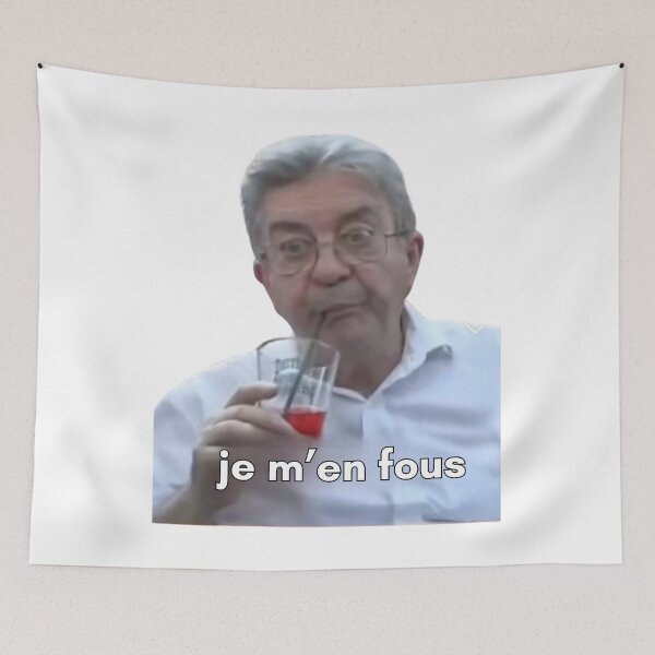 Item preview, I don't care. Not even Mélenchon. designed and sold by Crealice.