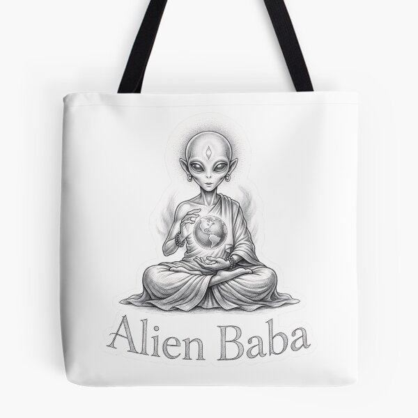 Item preview, Alien Baba Lead Mystic Sticker designed and sold by krazzyremo.