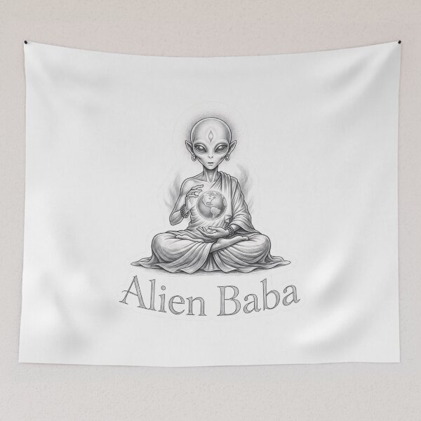 Item preview, Alien Baba Lead Mystic Sticker designed and sold by krazzyremo.