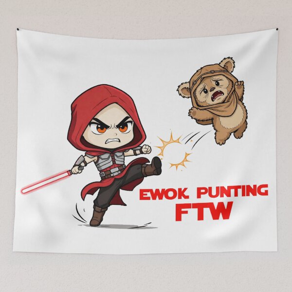 Item preview, Ewok Punting designed and sold by Villain-Vault.