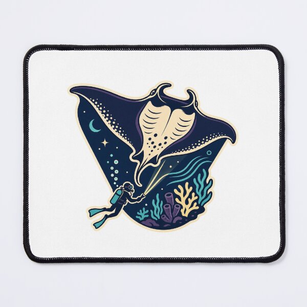 Item preview, a manta ray designed and sold by zzinthestore.