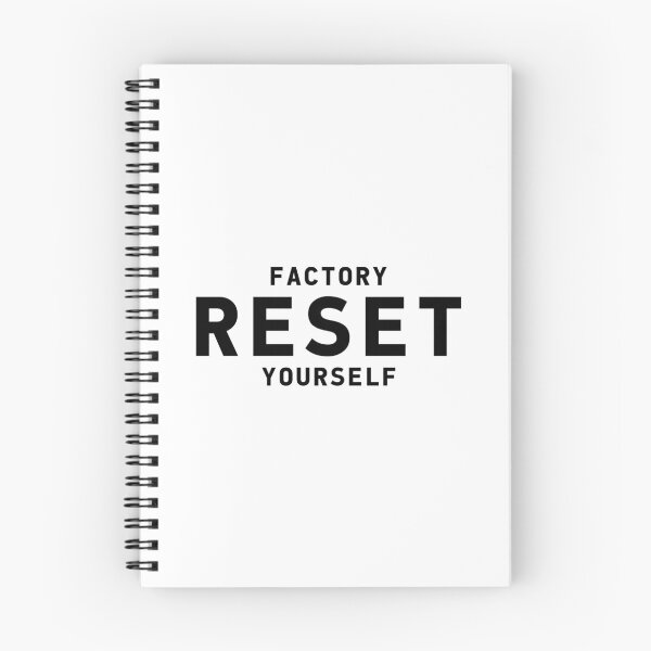 Item preview, FACTORY RESET YOURSELF, Unique designed and sold by villacreativa.