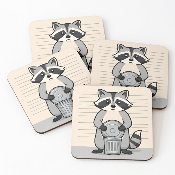 Item preview, Raccoon Trash Bandit Mugshot designed and sold by PictorialWhimsy.