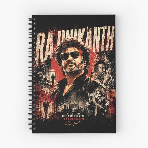 Item preview, Rajinikanth Vintage Action Collage Poster designed and sold by Abidel.