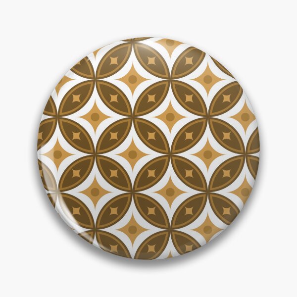 Item preview, Retro Earthy Geometric Tile Pattern designed and sold by Jyoti-Quotes.