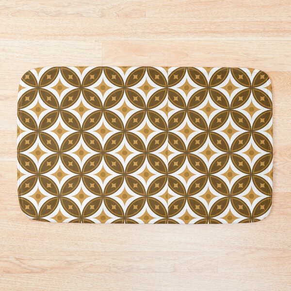 Item preview, Retro Earthy Geometric Tile Pattern designed and sold by Jyoti-Quotes.