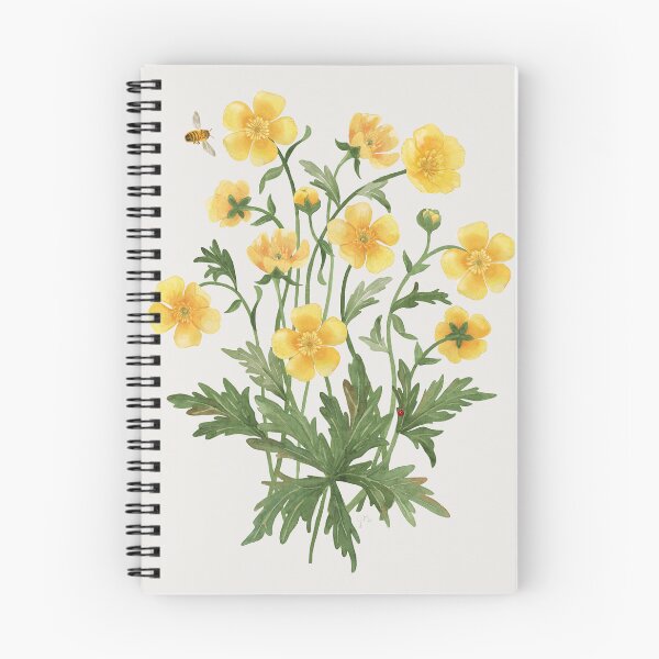 Item preview, Buttercup, Bee and Ladybird Watercolor Art designed and sold by GabrielleStudio.