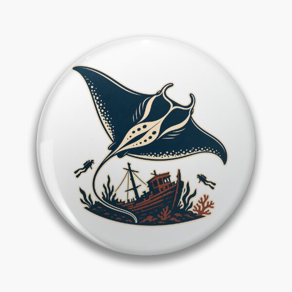 Item preview, a manta ray designed and sold by zzinthestore.